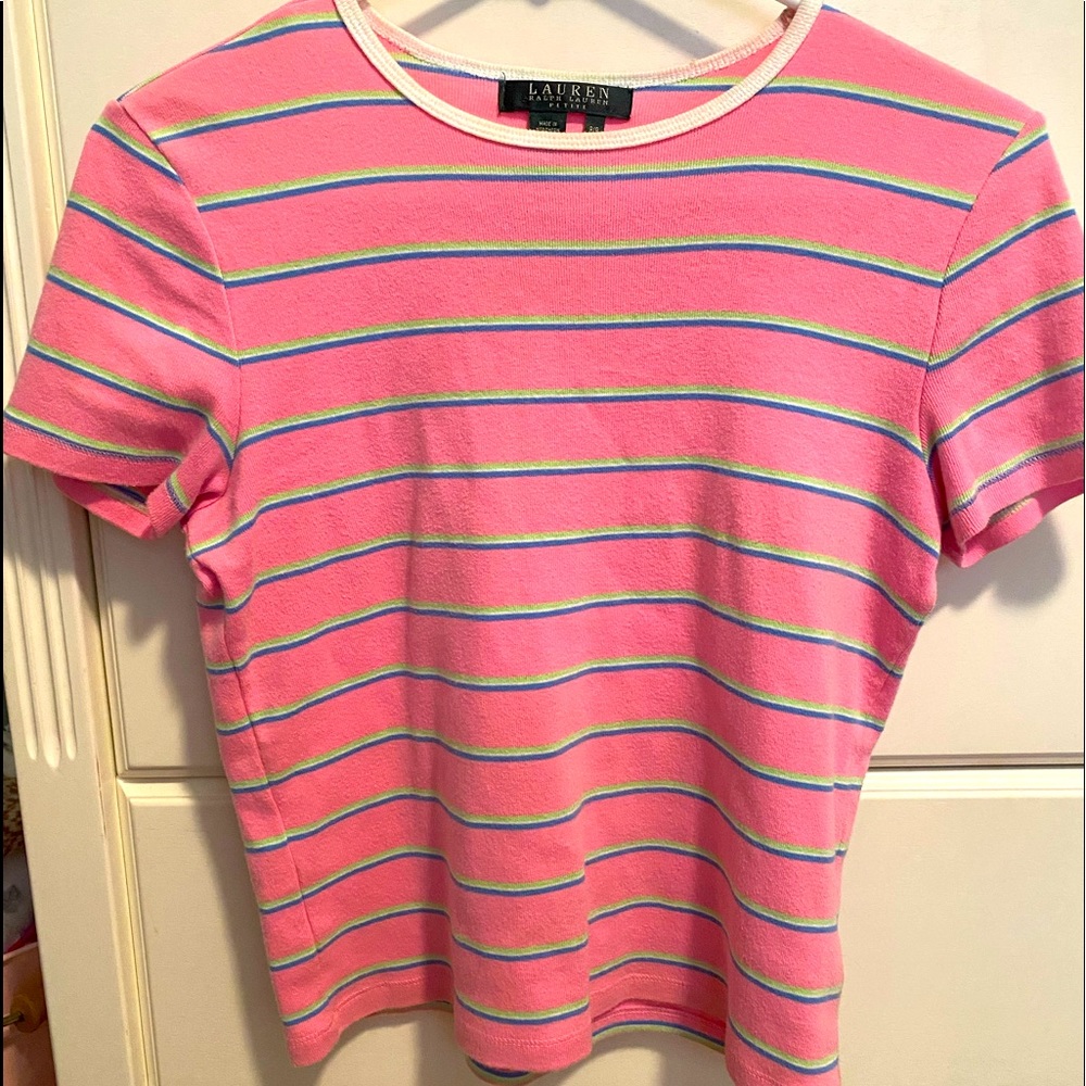 Vintage Cropped Ralph Lauren Tee